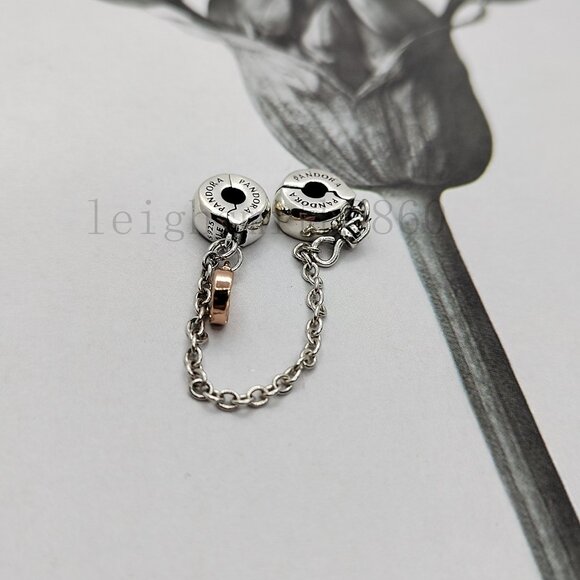 Pandora Dangling Crown O Safety Chain Charm - Picture 4 of 6